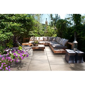 Tatra 600 x 600mm Porcelain Paving - Beige