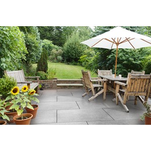 Tatra 600 x 600mm Porcelain Paving - Light Grey
