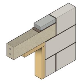 Prestressed Concrete Lintel 140 x 100 x 2100mm