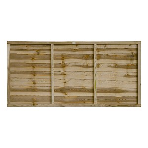 Green Pressure Treated Superior Lap Panel 0.9m (h)