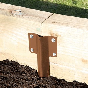 Pre-Galvanised SleeperSecure Single Sleeper Straight Support Spike
