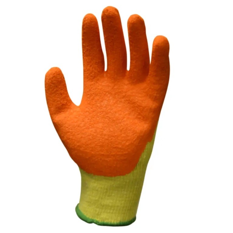 Scan Knitshell Latex Palm Gloves - L (Size 9) (12 Pairs)