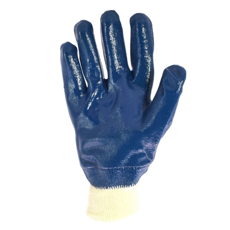 Scan Nitrile Knitwrist Heavy-Duty Gloves