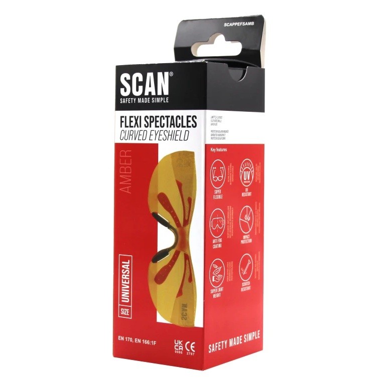 Scan Flexi Spectacles Amber