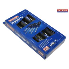 Faithfull 6 Piece Soft Grip Screwdriver Set