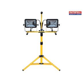 SMD LED Twin Head Tripod Site Light 40W