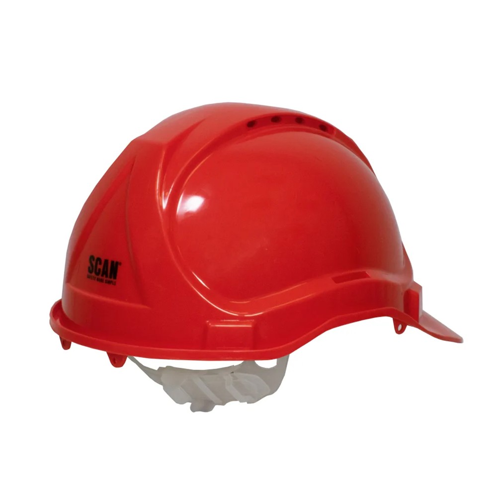 Scan Safety Helmet - Red