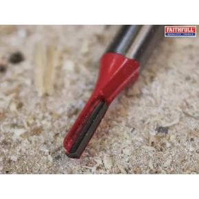 Faithfull Single Flute Router Bit 4 x 11mm