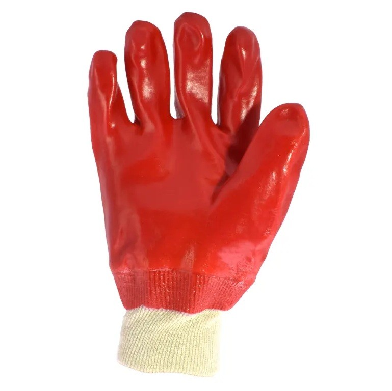 Scan PVC Knitwrist Gloves - L (Size 9)