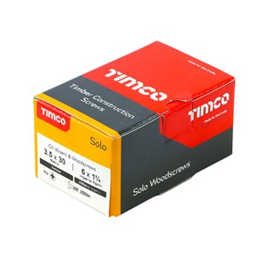 Timco Solo Chipboard & Woodscrews 3.5 x 30mm