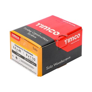 Timco Solo Chipboard & Woodscrews 3.5 x 40mm
