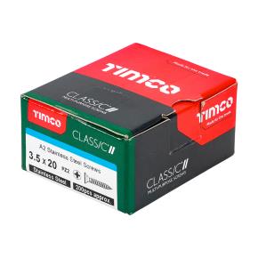 Timco A2 Stainless Steel Screws 3.5 x 20mm