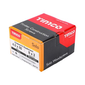 Timco Solo Chipboard & Woodscrews 4.0 x 50mm