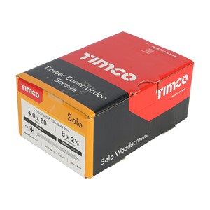 Timco Solo Chipboard & Woodscrews 4.0 x 60mm