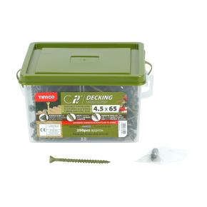 Timco C2 Decking Timber Screws 4.5 x 65mm