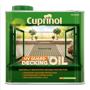 Cuprinol UV Guard Decking Oil Natural Oak 2.5l