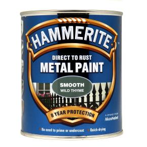 Hammerite Direct to Rust Smooth Metal Paint Wild Thyme 750ml